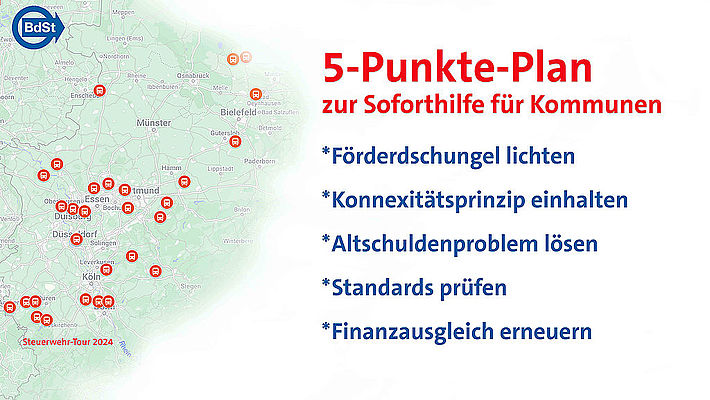 5-Punkte-Plan zur Soforthilfe für Kommunen 5-Punkte-Plan zur Soforthilfe für Kommunen