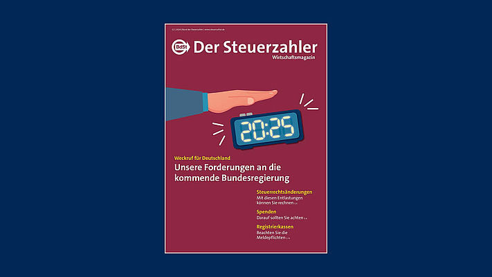 DER STEUERZAHLER Dezember 2024 DER STEUERZAHLER Dezember 2024