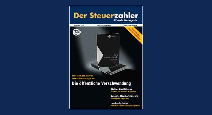 DER STEUERZAHLER November DER STEUERZAHLER November