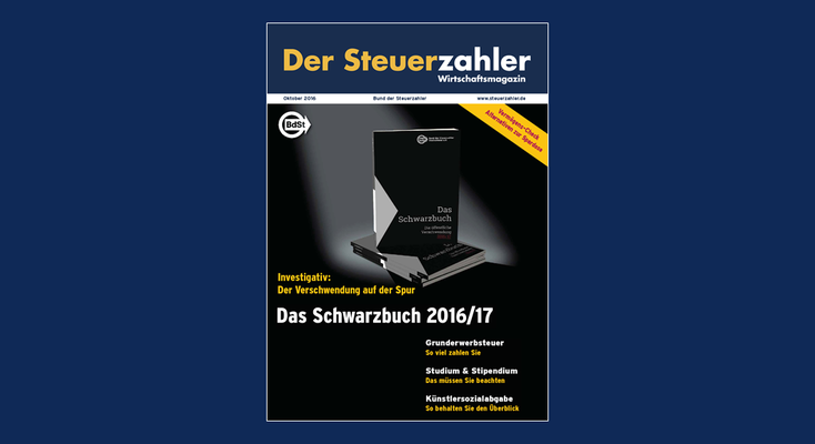 DER STEUERZAHLER Oktober DER STEUERZAHLER Oktober