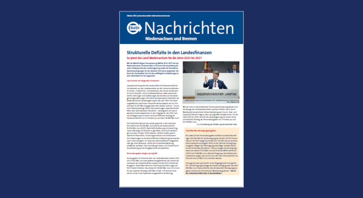 BdSt-Nachrichten Niedersachsen und Bremen Oktober 2023 BdSt-Nachrichten Niedersachsen und Bremen Oktober 2023