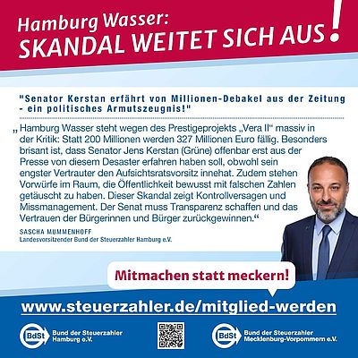 Hamburg Wasser: Der Skandal weitet sich aus! Hamburg Wasser: Der Skandal weitet sich aus!