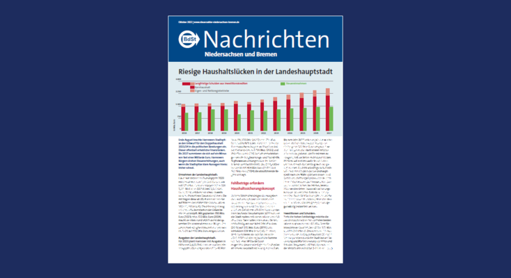 BdSt-Nachrichten Niedersachsen und Bremen Oktober 2022 BdSt-Nachrichten Niedersachsen und Bremen Oktober 2022