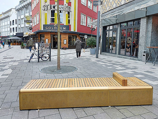 Goldene Bänke in Wuppertal