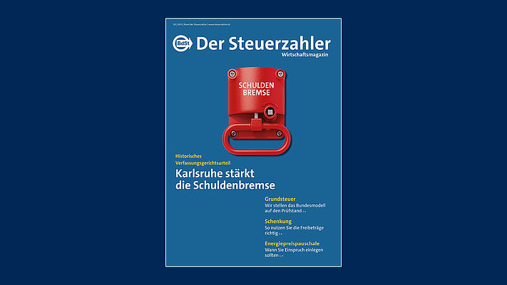 DER STEUERZAHLER Dezember 2023 DER STEUERZAHLER Dezember 2023