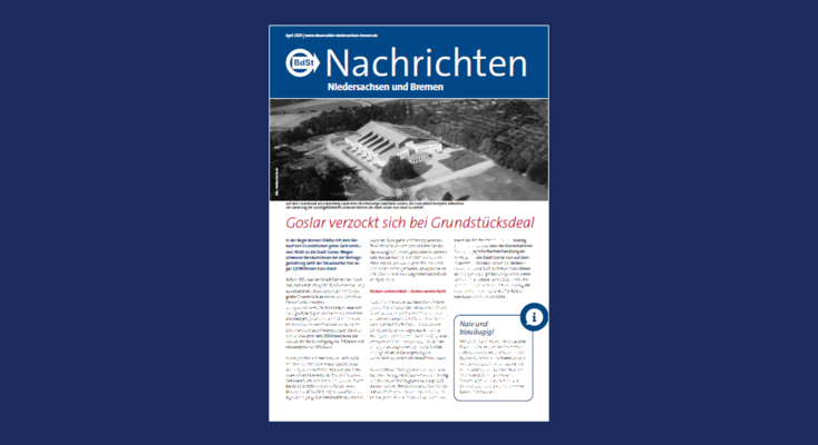 BdSt-Nachrichten Niedersachsen und Bremen April 2020 BdSt-Nachrichten Niedersachsen und Bremen April 2020
