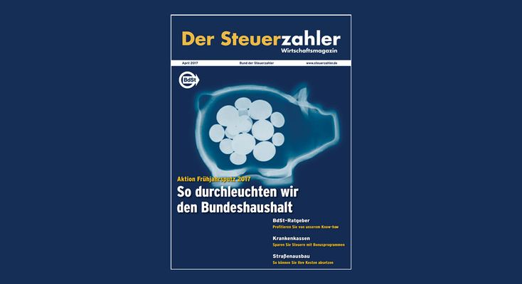 DER STEUERZAHLER April DER STEUERZAHLER April