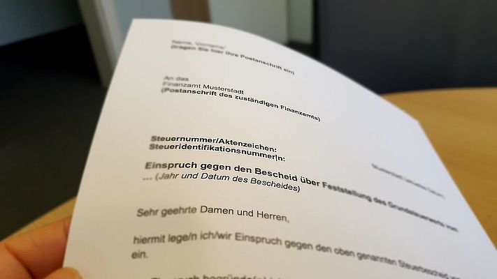 Grundsteuerwertbescheide und Musterverfahren