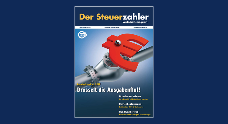 DER STEUERZAHLER September DER STEUERZAHLER September