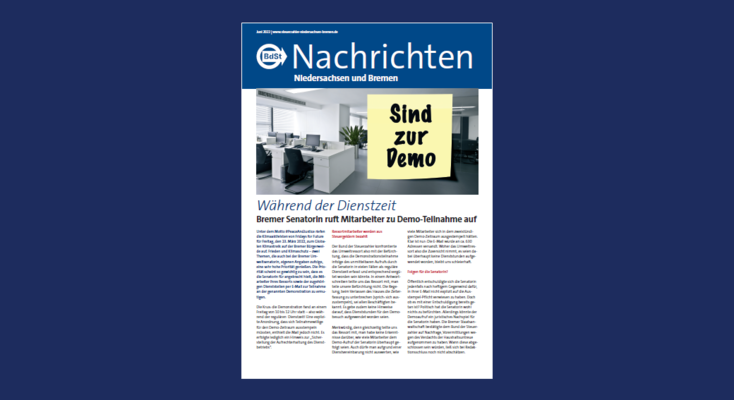 BdSt-Nachrichten Niedersachsen und Bremen Juni 2022 BdSt-Nachrichten Niedersachsen und Bremen Juni 2022