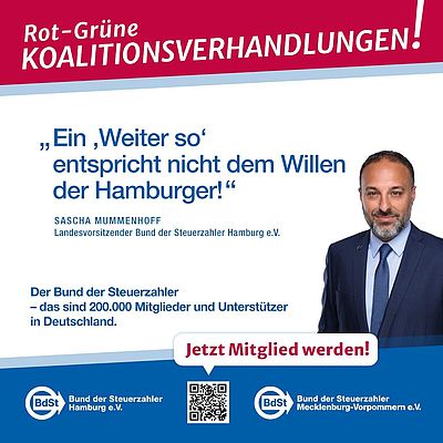 Ein "Weiter so" entspricht nicht dem Willen der Hamburger!"