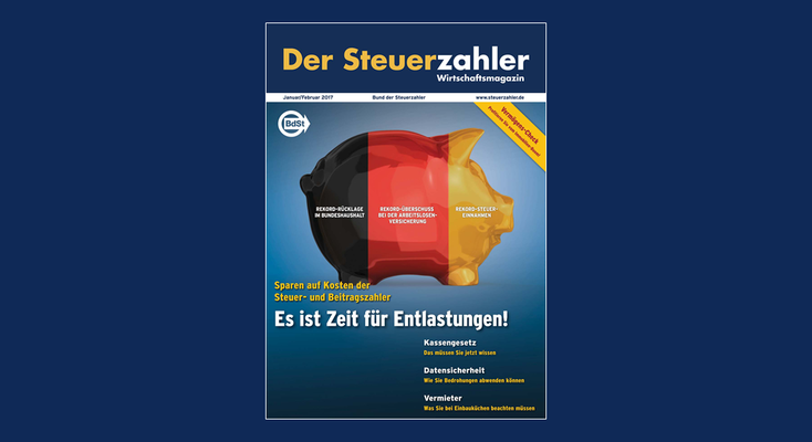 DER STEUERZAHLER Januar/Februar DER STEUERZAHLER Januar/Februar