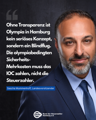 Olympia in Hamburg: Verkehrschaos und Sicherheit auf Steuerzahlerkosten! Olympia in Hamburg: Verkehrschaos und Sicherheit auf Steuerzahlerkosten!