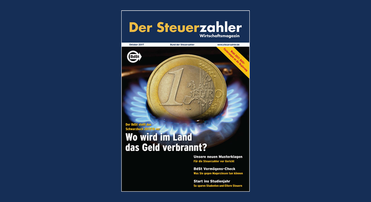DER STEUERZAHLER Oktober DER STEUERZAHLER Oktober
