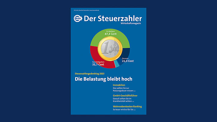 DER STEUERZAHLER Juli/August 2023 DER STEUERZAHLER Juli/August 2023