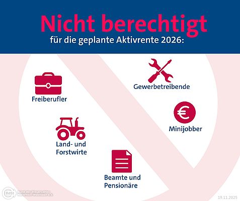 Aktivrente: Ungerecht und unausgereift Aktivrente: Ungerecht und unausgereift