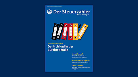 Der Steuerzahler Wirtschaftsmagazin Ausgabe September 2023 Cover