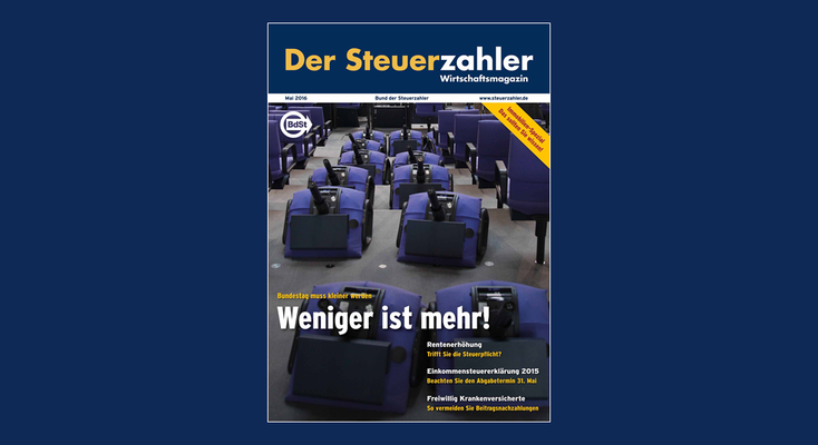 DER STEUERZAHLER Mai DER STEUERZAHLER Mai