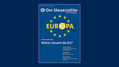 Der Steuerzahler Wirtschaftsmagazin Ausgabe Mai 2024 Cover