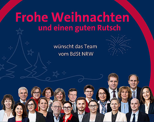 Frohe Weihnachten wünscht Ihr BdSt NRW