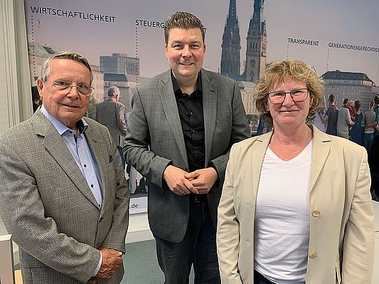Im Gespräch mit Finanzsenator Dr. Andreas Dressel (SPD) Im Gespräch mit Finanzsenator Dr. Andreas Dressel (SPD)
