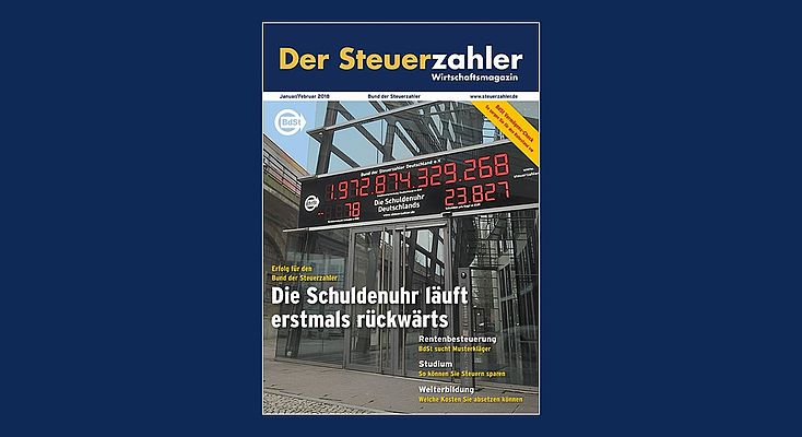 DER STEUERZAHLER Januar/Februar DER STEUERZAHLER Januar/Februar