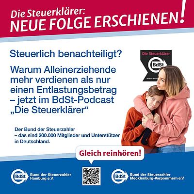 Steuerlich benachteiligt? Warum Alleinerziehende mehr verdienen als nur einen Entlastungsbetrag! Steuerlich benachteiligt? Warum Alleinerziehende mehr verdienen als nur einen Entlastungsbetrag!