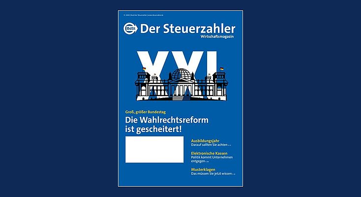 DER STEUERZAHLER September DER STEUERZAHLER September