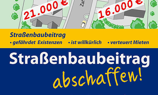 Straßenbaubeiträge in NRW vor dem Aus? Straßenbaubeiträge in NRW vor dem Aus?