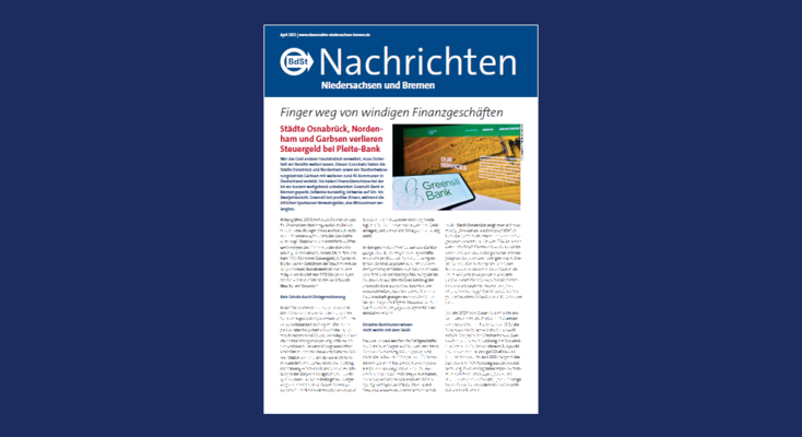 BdSt-Nachrichten Niedersachsen und Bremen April 2021 BdSt-Nachrichten Niedersachsen und Bremen April 2021