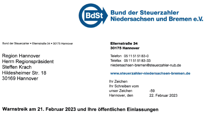 Offener Brief an Regionspräsidenten Steffen Krach