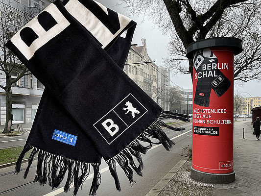 Berlin-Schal zum Frühlingsanfang