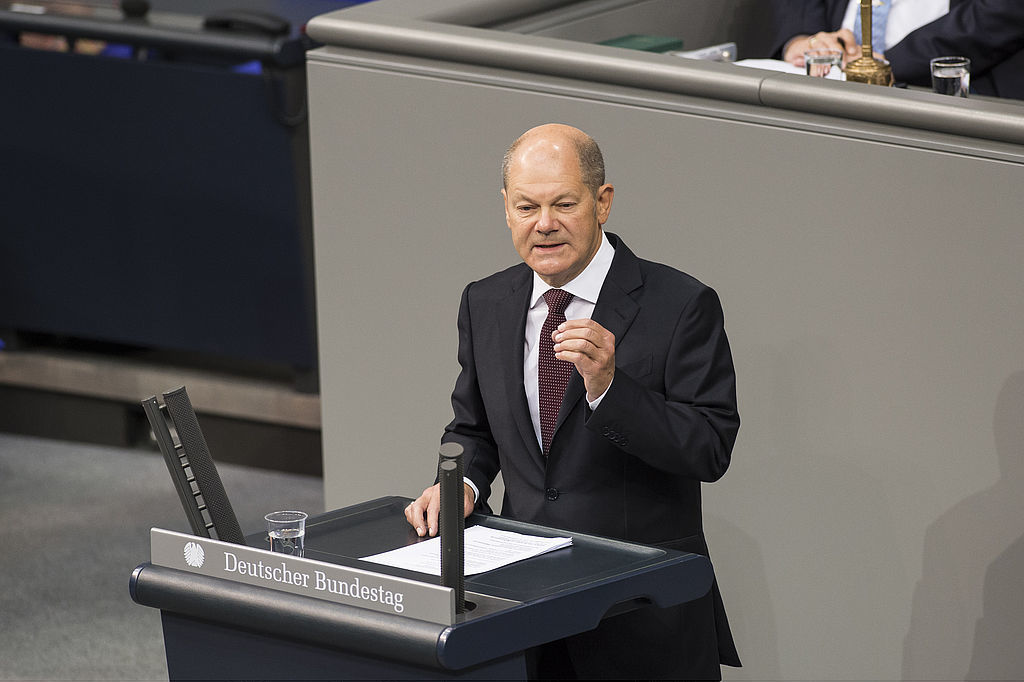 Finanzminister Olaf Scholz