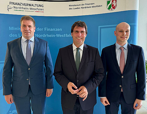 BdSt NRW im Gespräch mit Finanzminister Optendrenk BdSt NRW im Gespräch mit Finanzminister Optendrenk