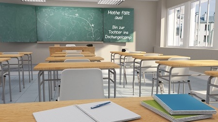 Dschungelcamp-Lehrerin muss unterrichten Dschungelcamp-Lehrerin muss unterrichten
