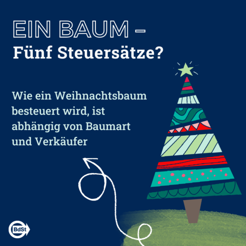 O Tannenbaum, o Tannenbaum… Bund der Steuerzahler e.V.