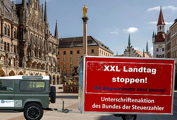 XXL-Landtag stoppen! - 160 Abgeordnete sind genug!