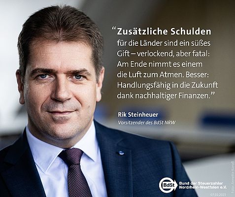 Nicht noch mehr Schulden für die Bundesländer! Nicht noch mehr Schulden für die Bundesländer!