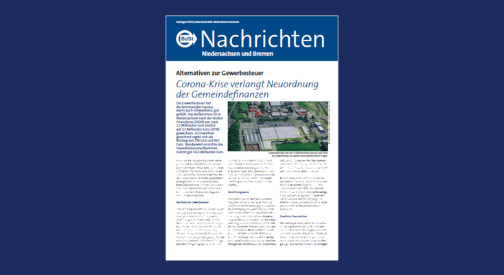 BdSt-Nachrichten Niedersachsen und Bremen Juli/August 2020 BdSt-Nachrichten Niedersachsen und Bremen Juli/August 2020