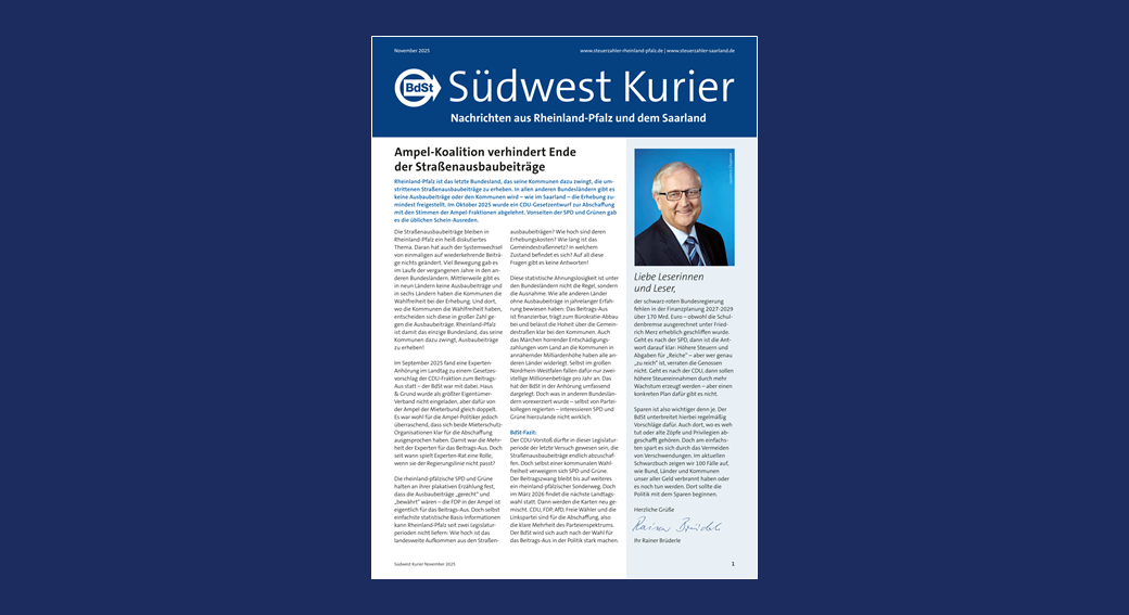 Landesbeilage Rheinland-Pfalz/Saarland November 2025