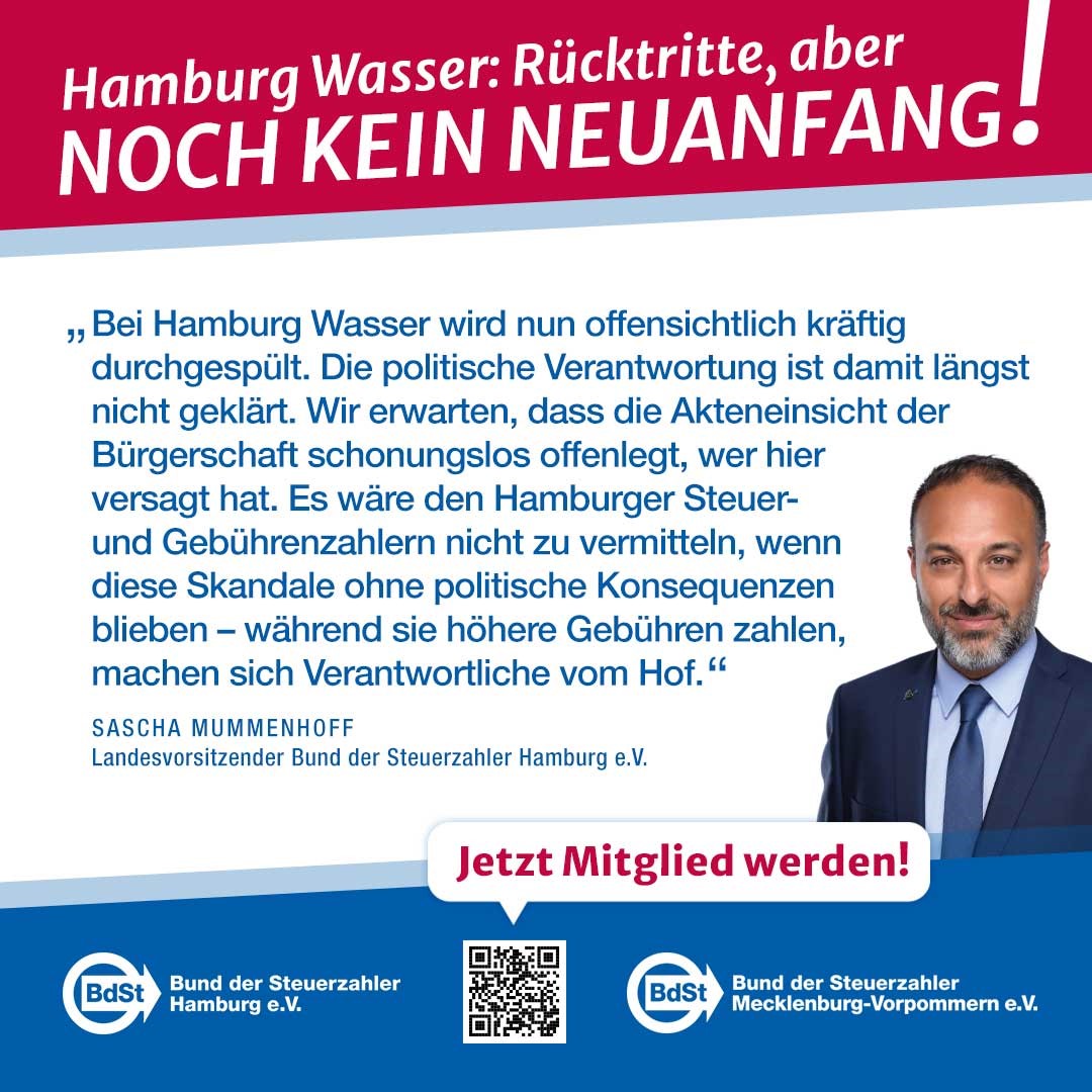 Bei Hamburg Wasser wird nun offensichtlich kräftig durchgespült. Das Geschäftsführer-Duo Hannemann und Strohmeyer verlässt das Unternehmen vorzeitig. Aber sind die Nachfolger frei von Kritik?