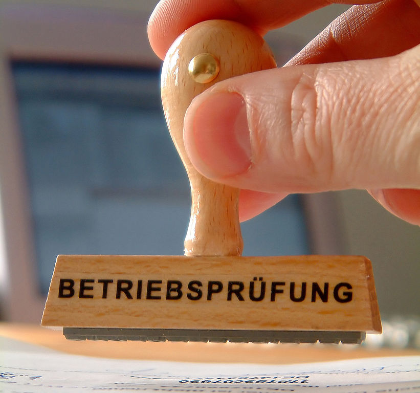 Stempel Betriebsprüfung