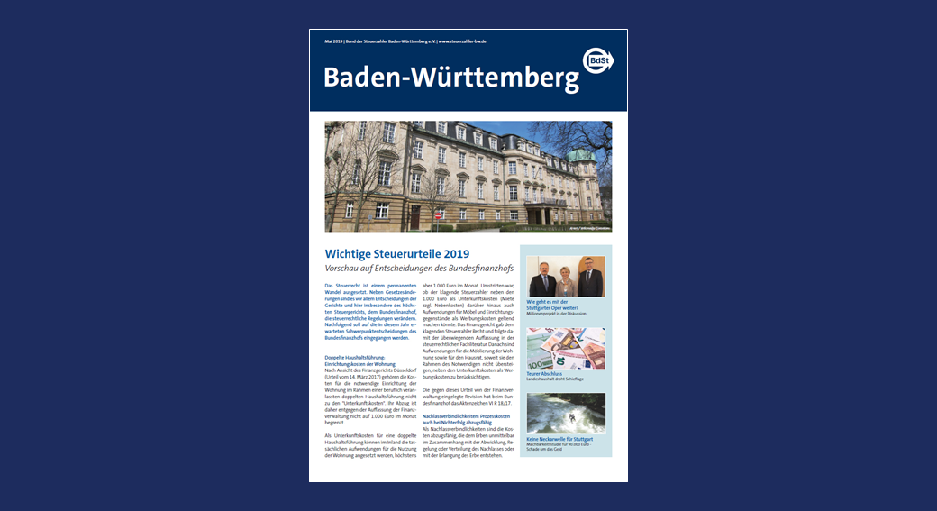 Landesbeilage Baden-Württemberg Mai