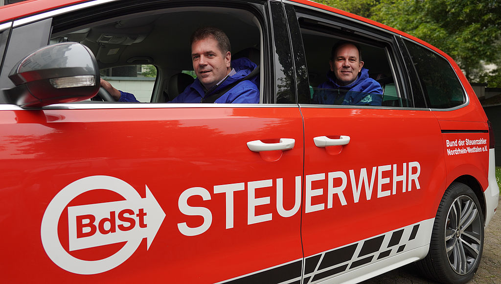 Der BdSt NRW auf Steuerwehr-Tour in der Eifel.