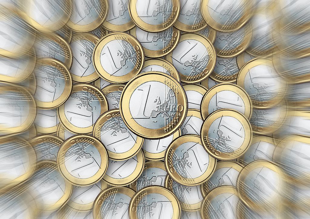 Euro - Euromünze - Münzen - Bundeshaushalt - Haushalt