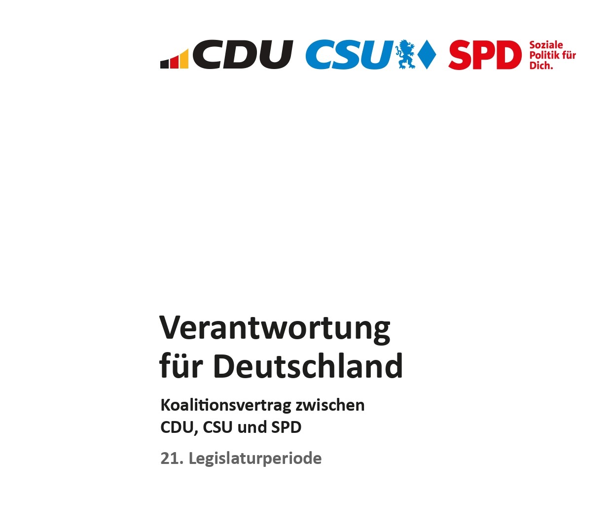 Koalitionsvertrag