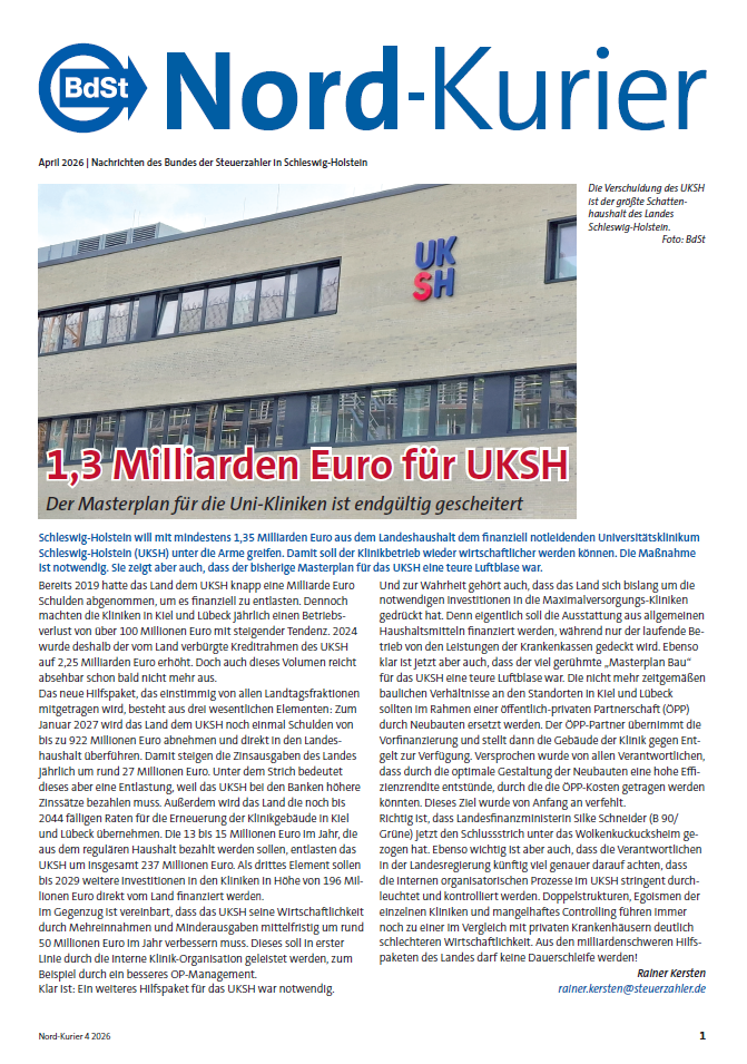 Landesbeilage Schleswig-Holstein April 2026
