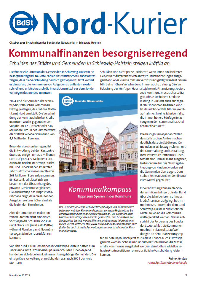 Landesbeilage Schleswig-Holstein Oktober 2025