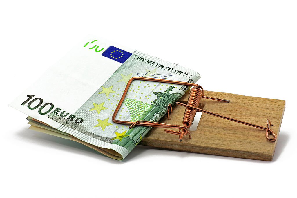 euro in mausefalle