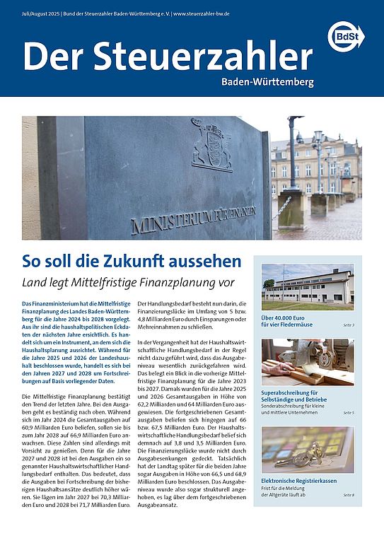 Landesbeilage Baden-Württemberg Juli/August 2025
